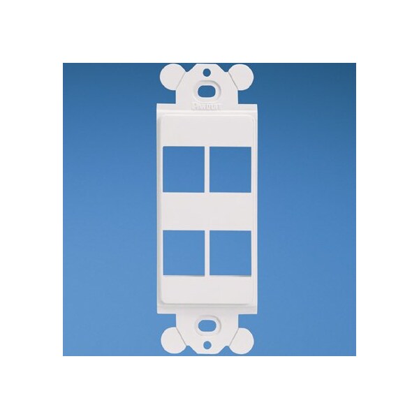 4-Port, Screw Mount Module Frame (10 Pack), 10PK